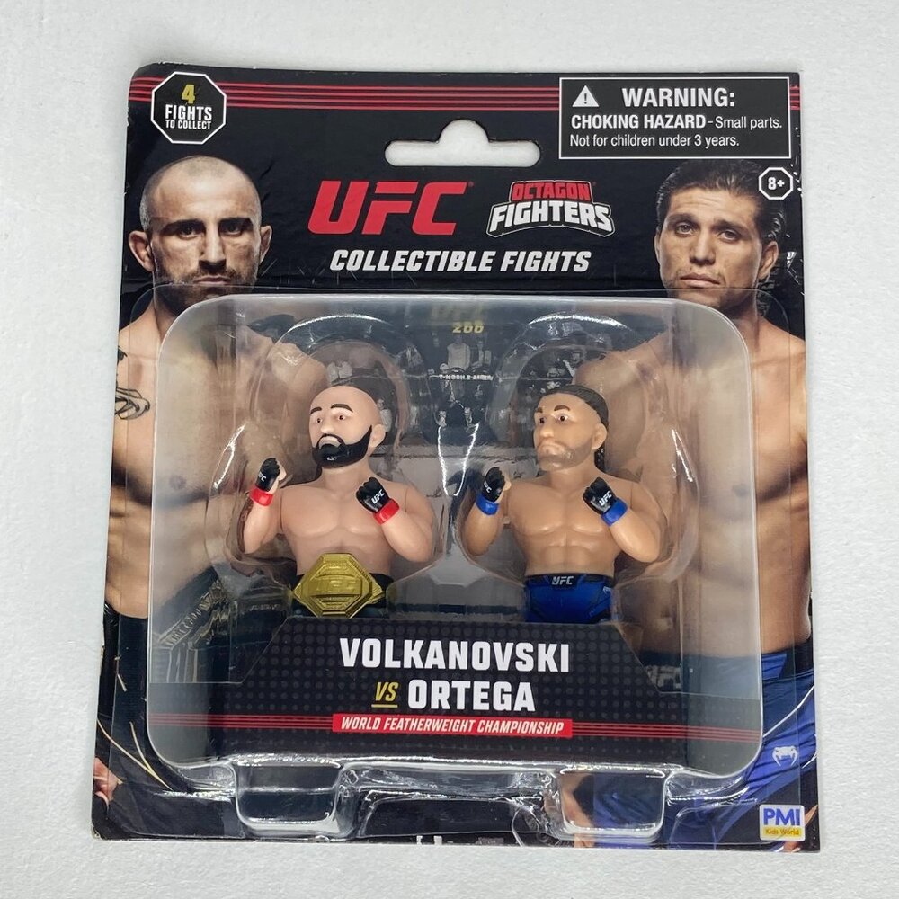 UFC Octagon Fighters 2.5” Volkanovski Vs Ortega Figures 2 Pack